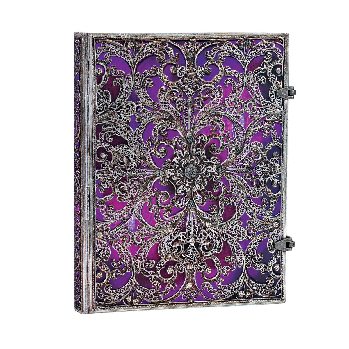 Paperblanks Aubergine Ultra Hardback Journal – Lined, 240 Pages – angled view