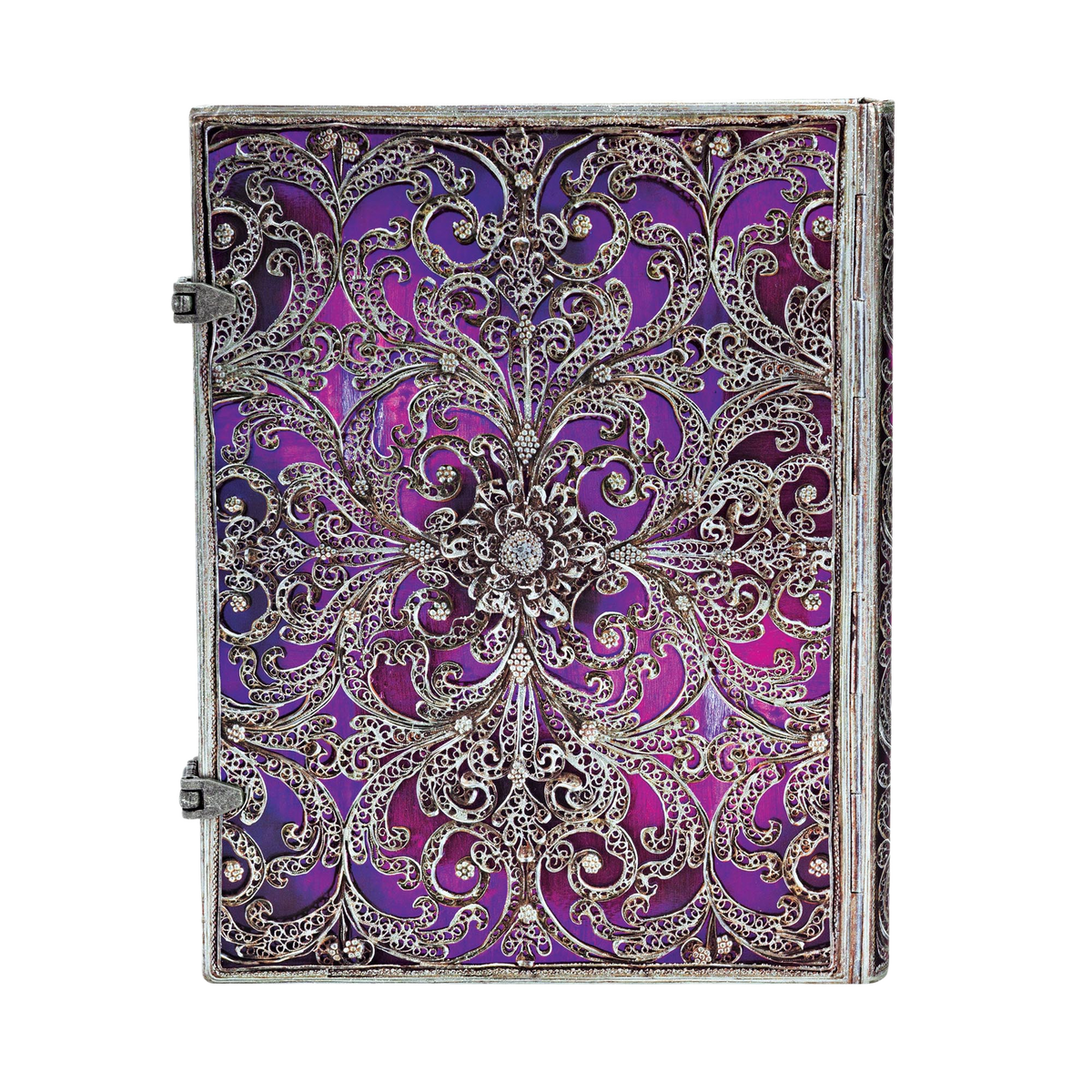 Paperblanks Aubergine Ultra Hardback Journal – Lined, 240 Pages – back cover