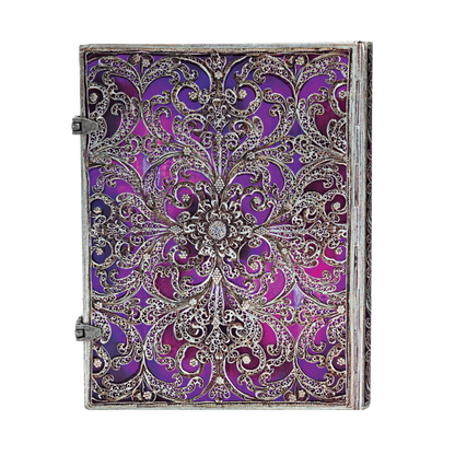 Paperblanks Aubergine Ultra Hardback Journal – Lined, 240 Pages – back cover