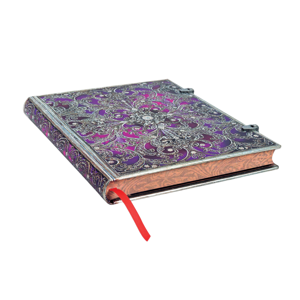 Paperblanks Aubergine Ultra Hardback Journal – Lined, 240 Pages – page edge