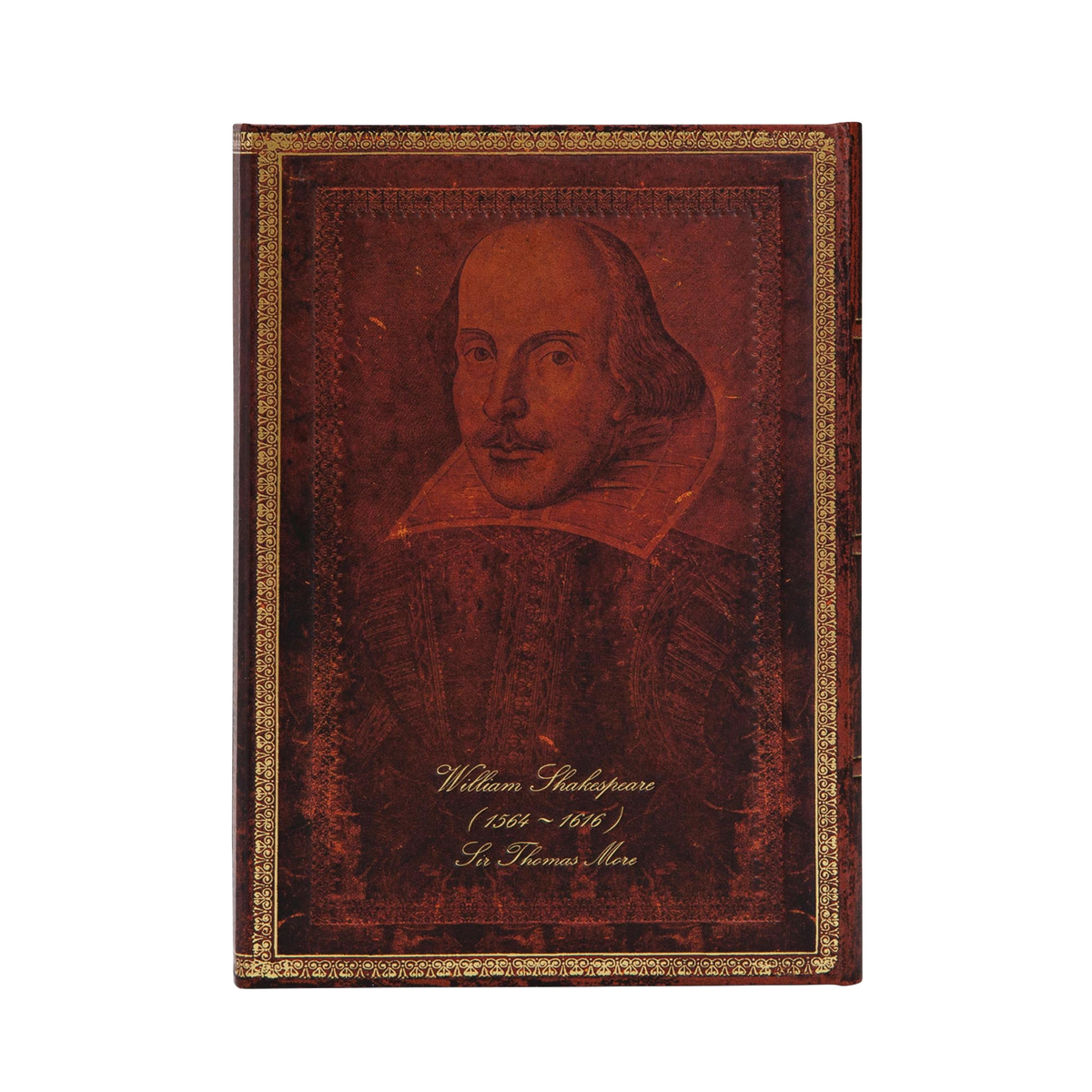 Paperblanks Shakespeare, Sir Thomas More Midi Hardback Journal – Plain, 144 Pages – back cover