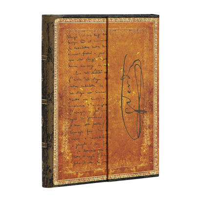 Paperblanks Verdi, Carteggio Mini Hardback Journal – Lined, 176 Pages – angled view