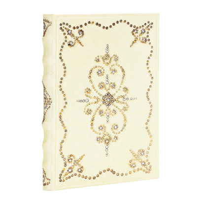 Paperblanks Buttercream Mini Hardback Journal – Lined, 176 Pages – angled view
