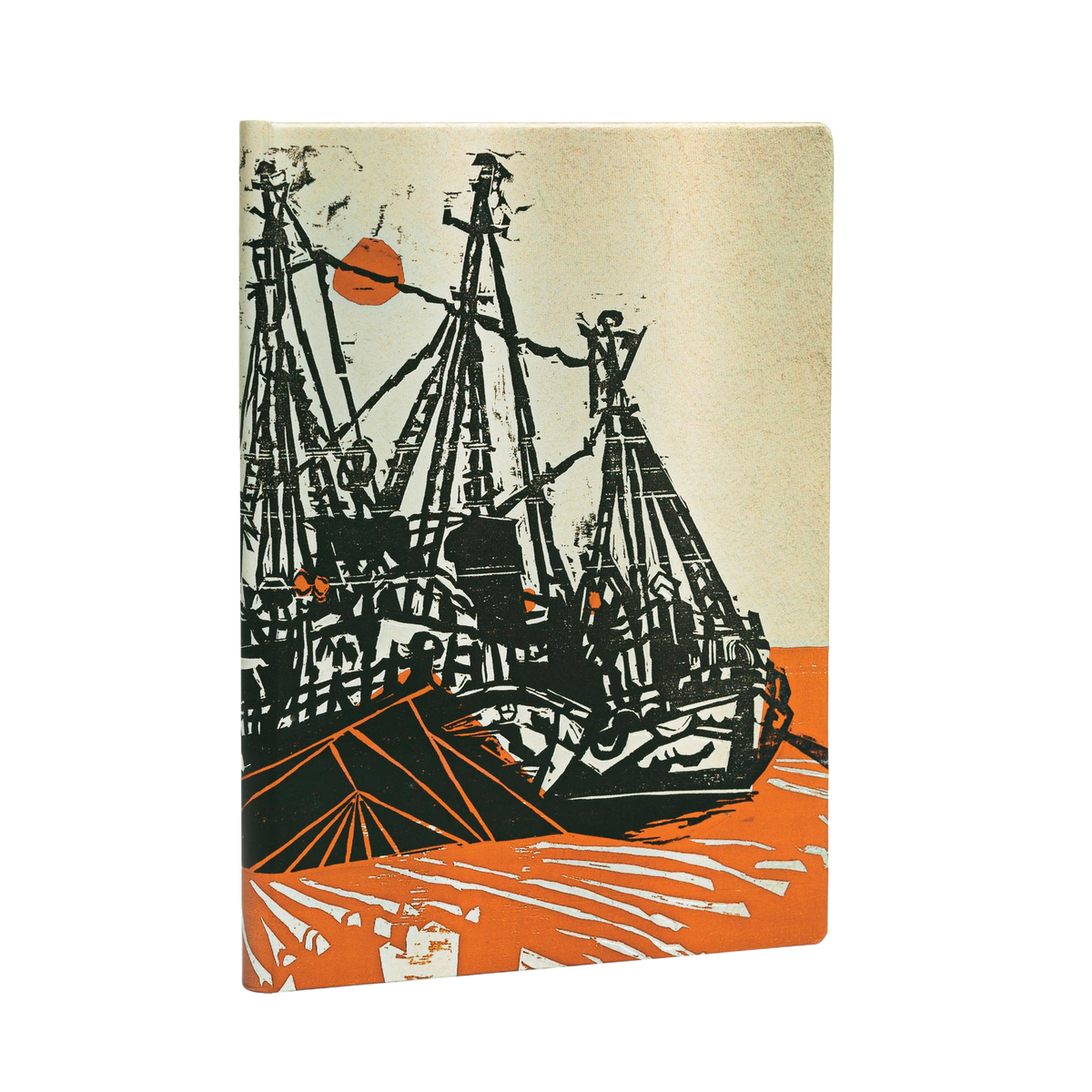 Paperblanks Mooring Midi Hardback Journal – Lined, 144 Pages – angled view