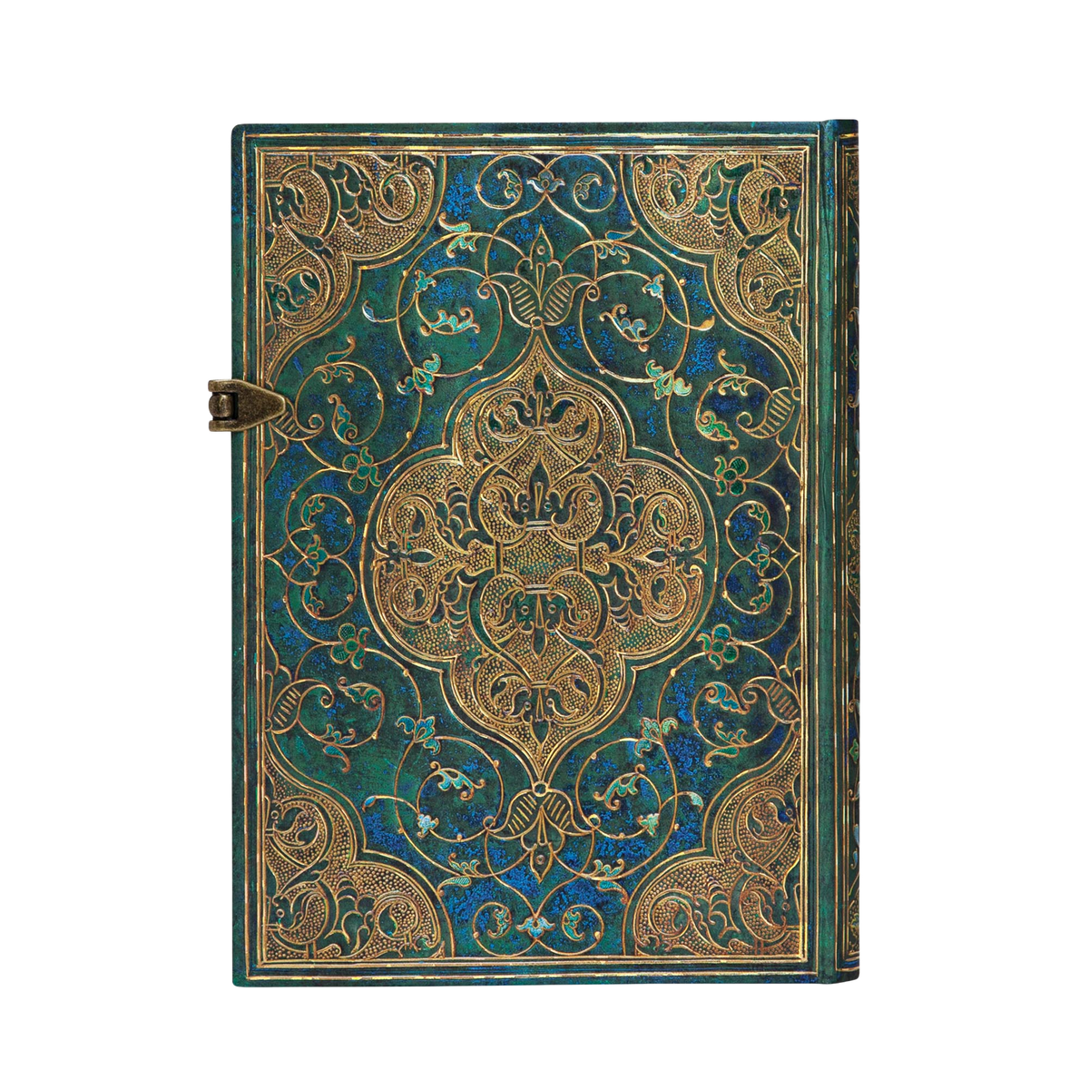Paperblanks Turquoise Chronicles Midi Hardback Journal – Lined, 240 Pages – back cover