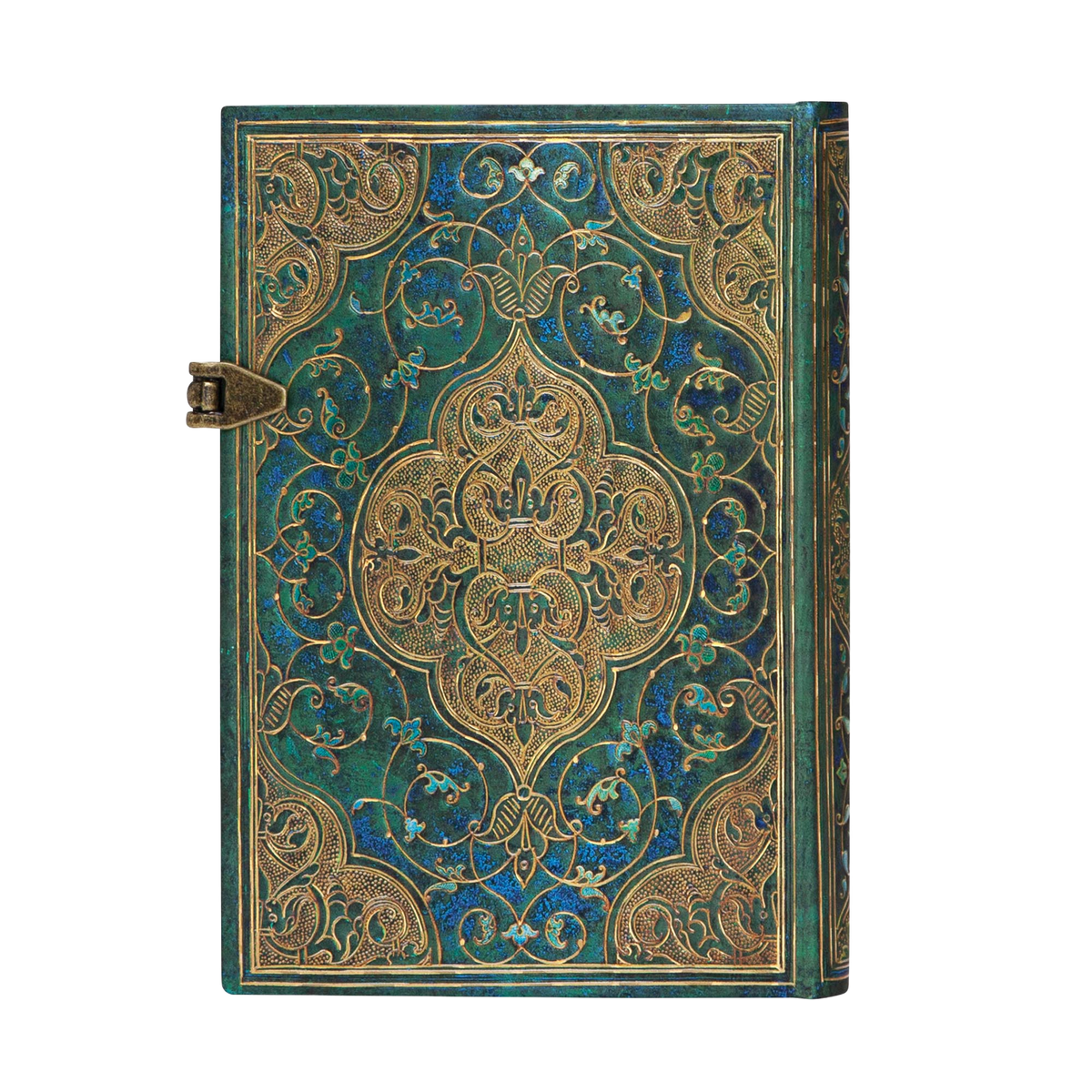 Paperblanks Turquoise Chronicles Mini Hardback Journal – Lined, 240 Pages – back cover