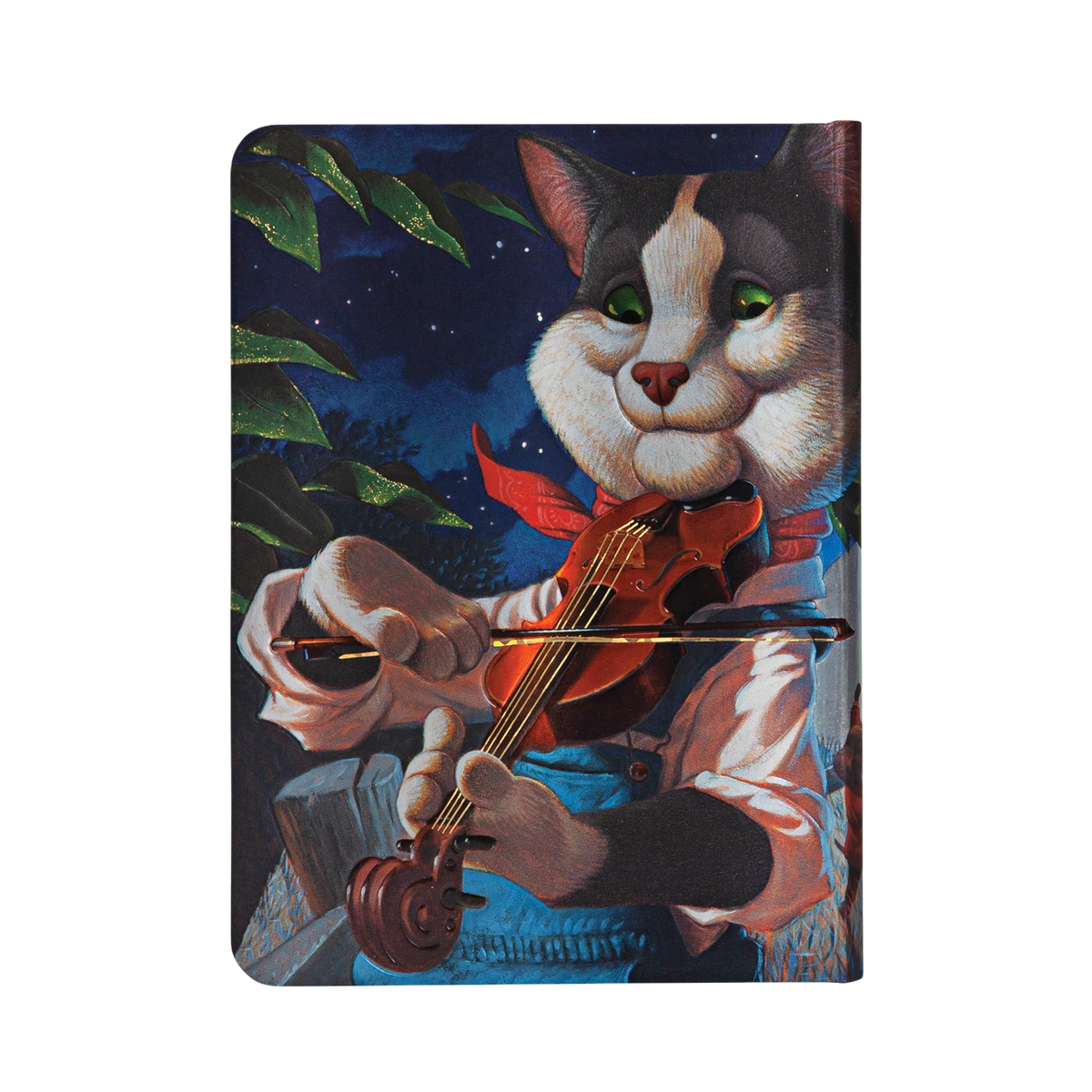 Paperblanks Cat and the Fiddle Midi Hardback Journal – Lined, 176 Pages – back cover