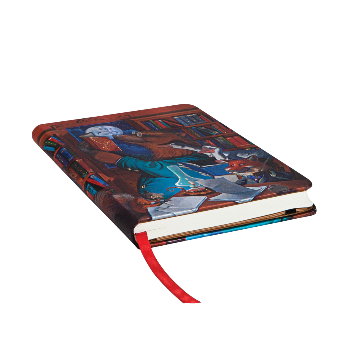 Paperblanks Moonlight Stories Midi Hardback Journal – Plain, 176 Pages – page edge