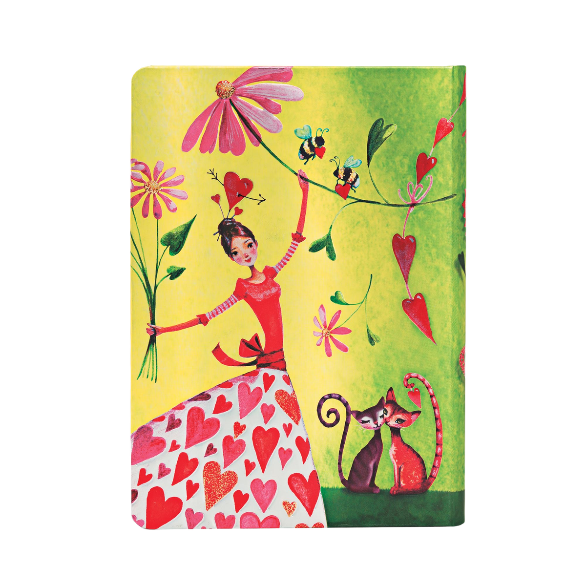 Paperblanks Valentina Midi Hardback Journal – Lined, 176 Pages – back cover
