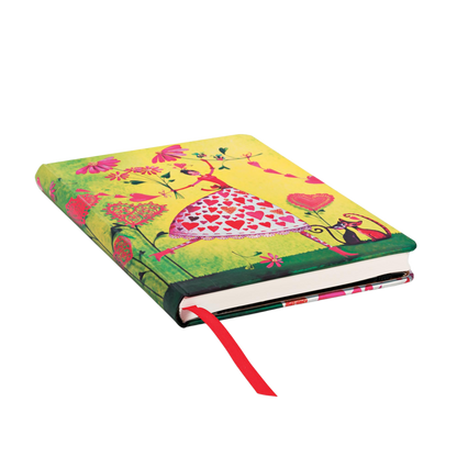 Paperblanks Valentina Midi Hardback Journal – Lined, 176 Pages – page edge