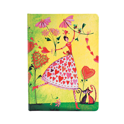 Paperblanks Valentina Midi Hardback Journal – Lined, 176 Pages – front cover