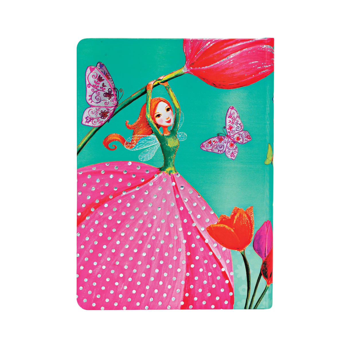 Paperblanks Joyous Springtime Midi Hardback Journal – Lined, 176 Pages – back cover