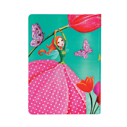 Paperblanks Joyous Springtime Midi Hardback Journal – Lined, 176 Pages – back cover