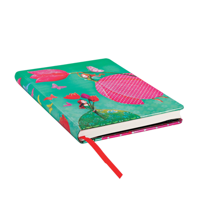 Paperblanks Joyous Springtime Midi Hardback Journal – Lined, 176 Pages – page edge
