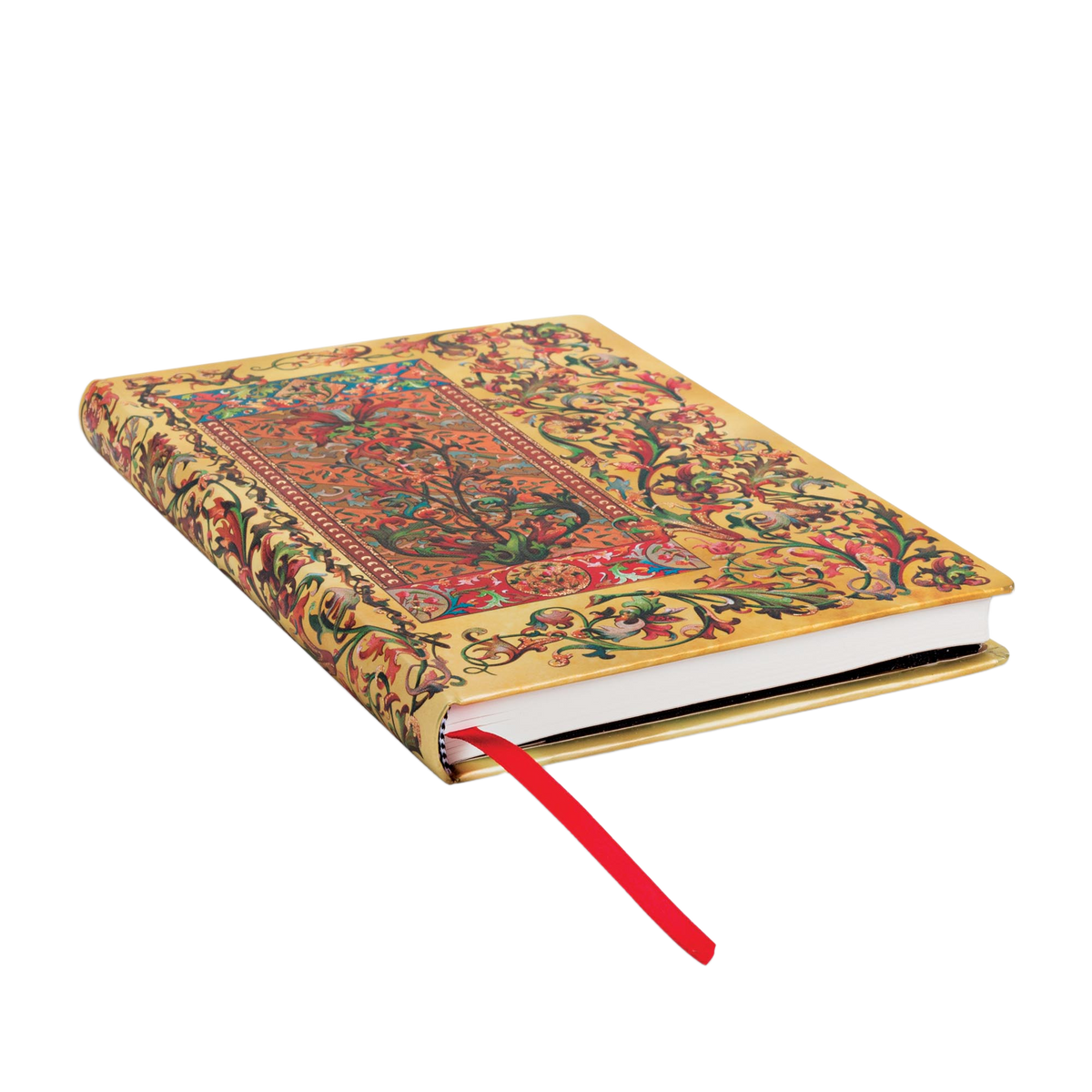 Paperblanks Tuscan Sun Midi Hardback Journal – Lined, 144 Pages – page edge
