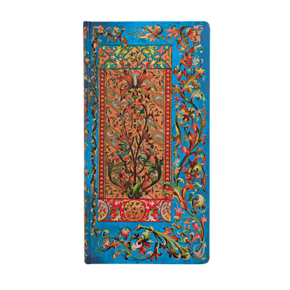 Paperblanks Delphine Slim Hardback Journal – Lined, 176 Pages – front cover