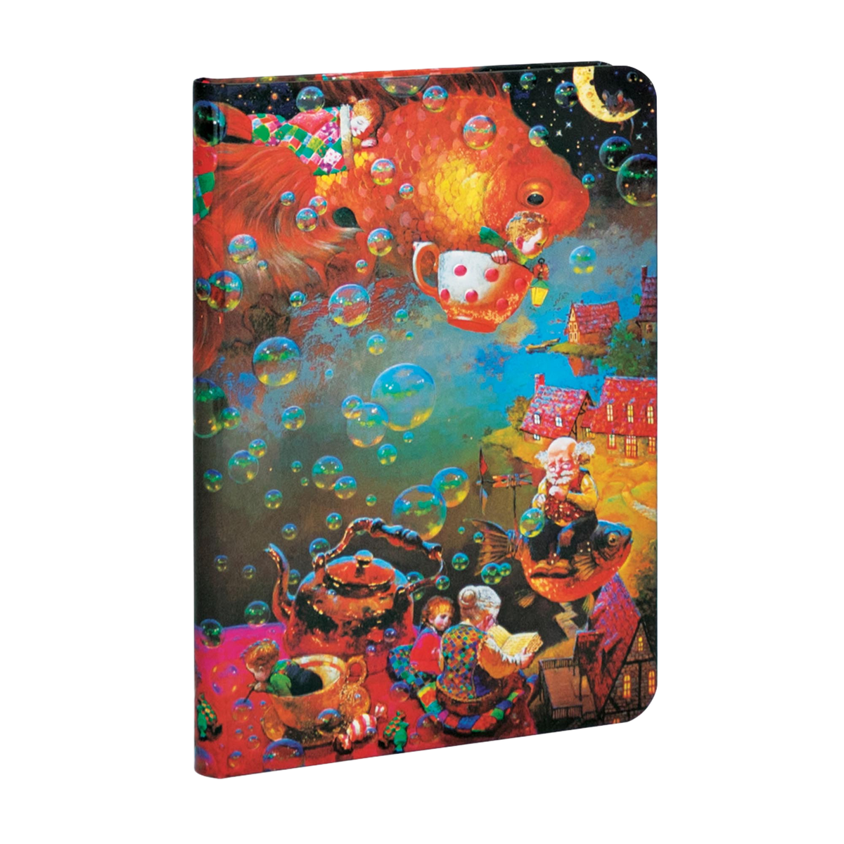 Paperblanks Imagination Midi Hardback Journal – Plain, 176 Pages – angled view
