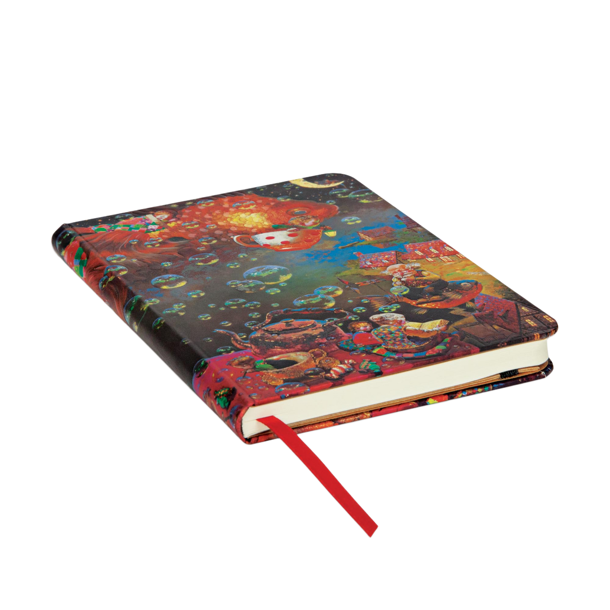 Paperblanks Imagination Midi Hardback Journal – Plain, 176 Pages – page edge