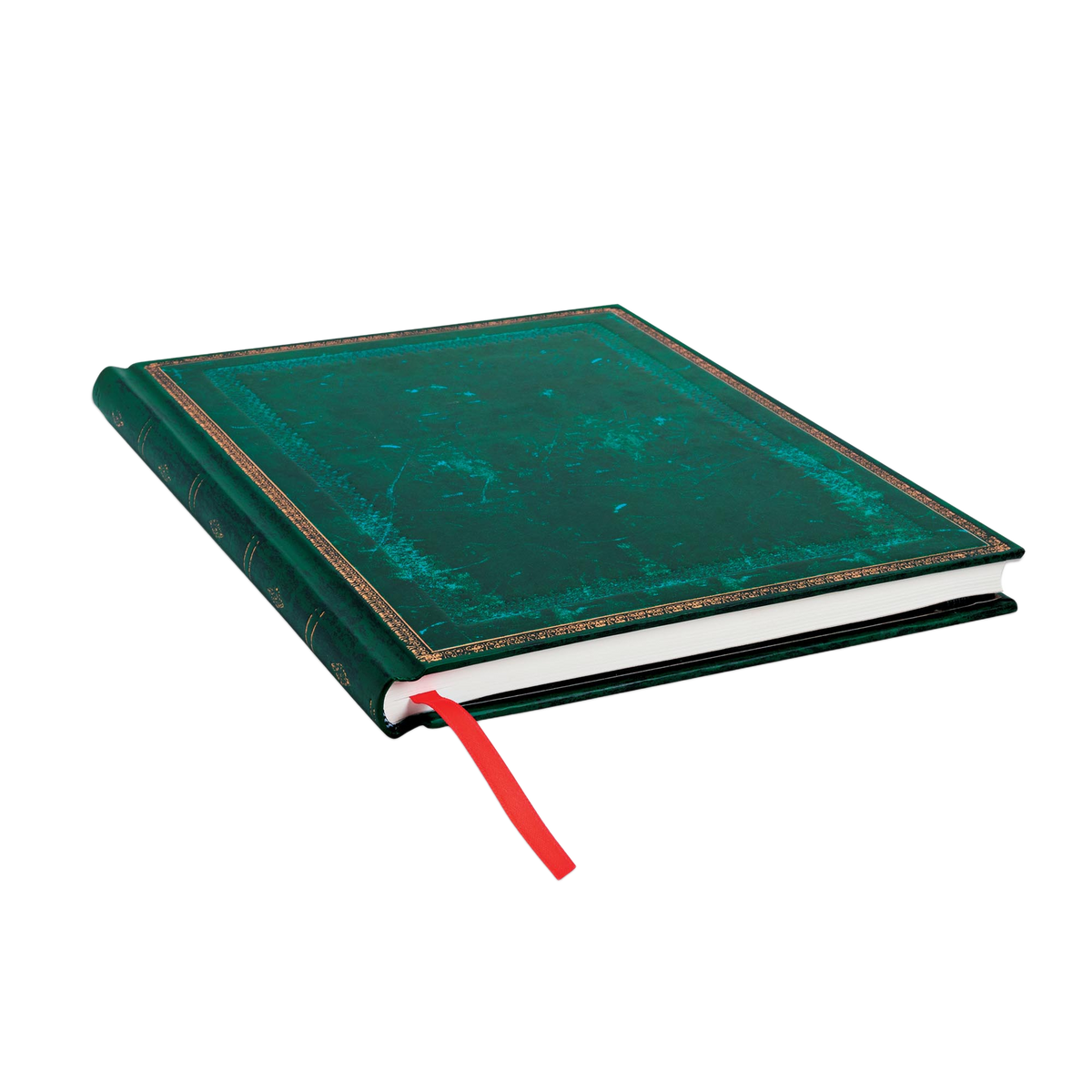 Paperblanks Viridian Ultra Hardback Journal – Lined, 144 Pages – page edge
