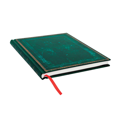 Paperblanks Viridian Ultra Hardback Journal – Lined, 144 Pages – page edge