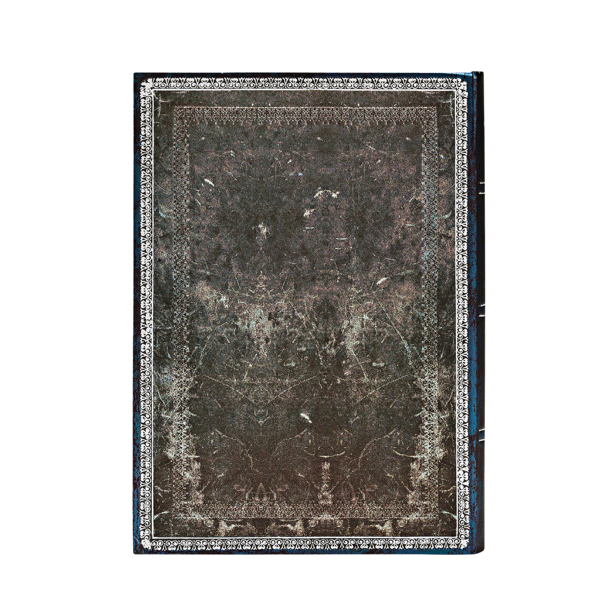 Paperblanks Midnight Steel Midi Hardback Journal – Lined, 144 Pages – back cover