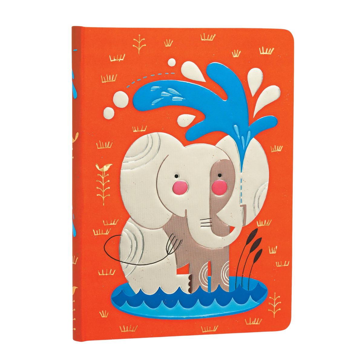 Paperblanks Baby Elephant Midi Hardback Journal – Lined, 176 Pages – angled view
