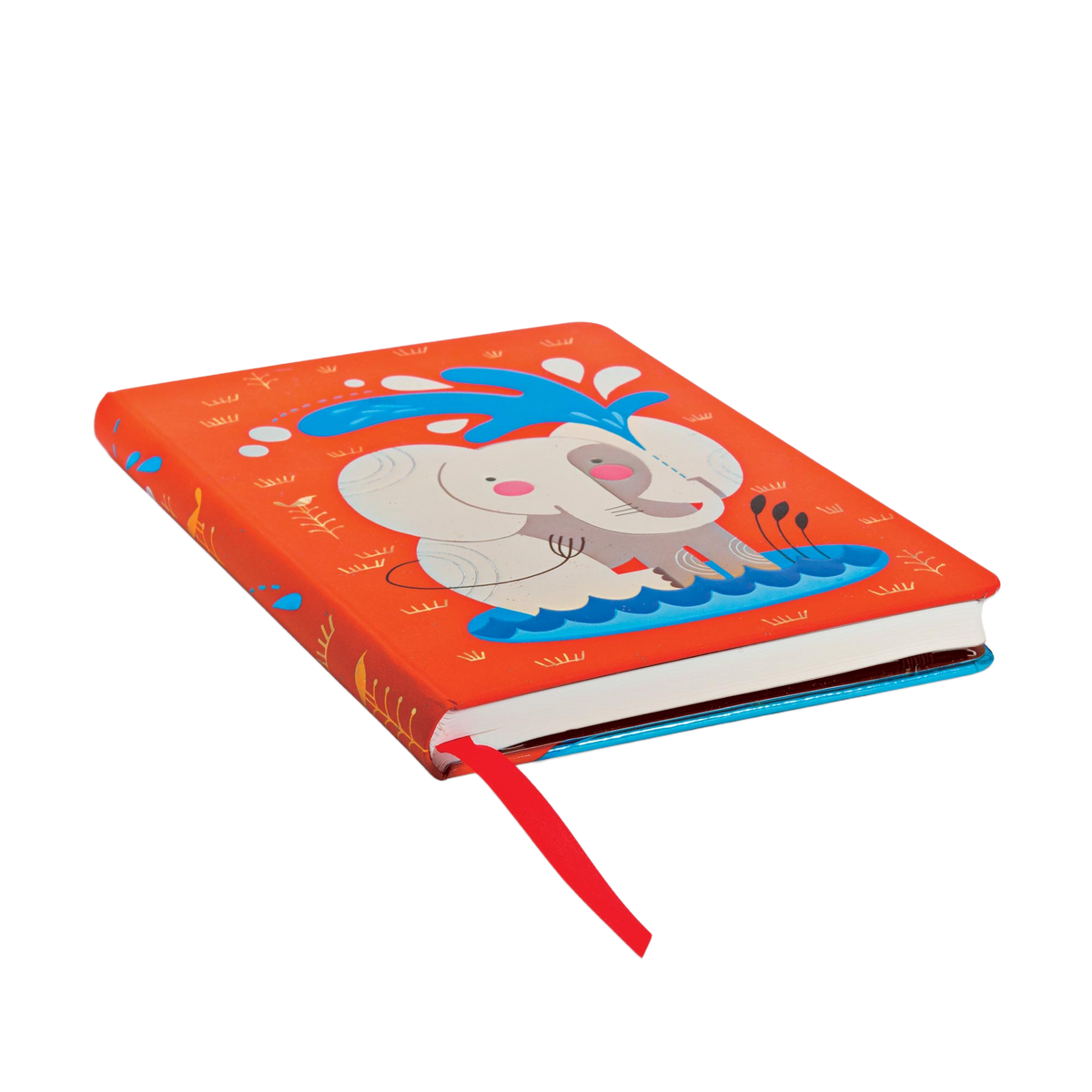 Paperblanks Baby Elephant Midi Hardback Journal – Plain, 176 Pages – page edge
