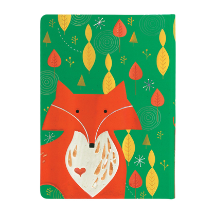 Paperblanks Mister Fox Midi Hardback Journal – Lined, 176 Pages – back cover