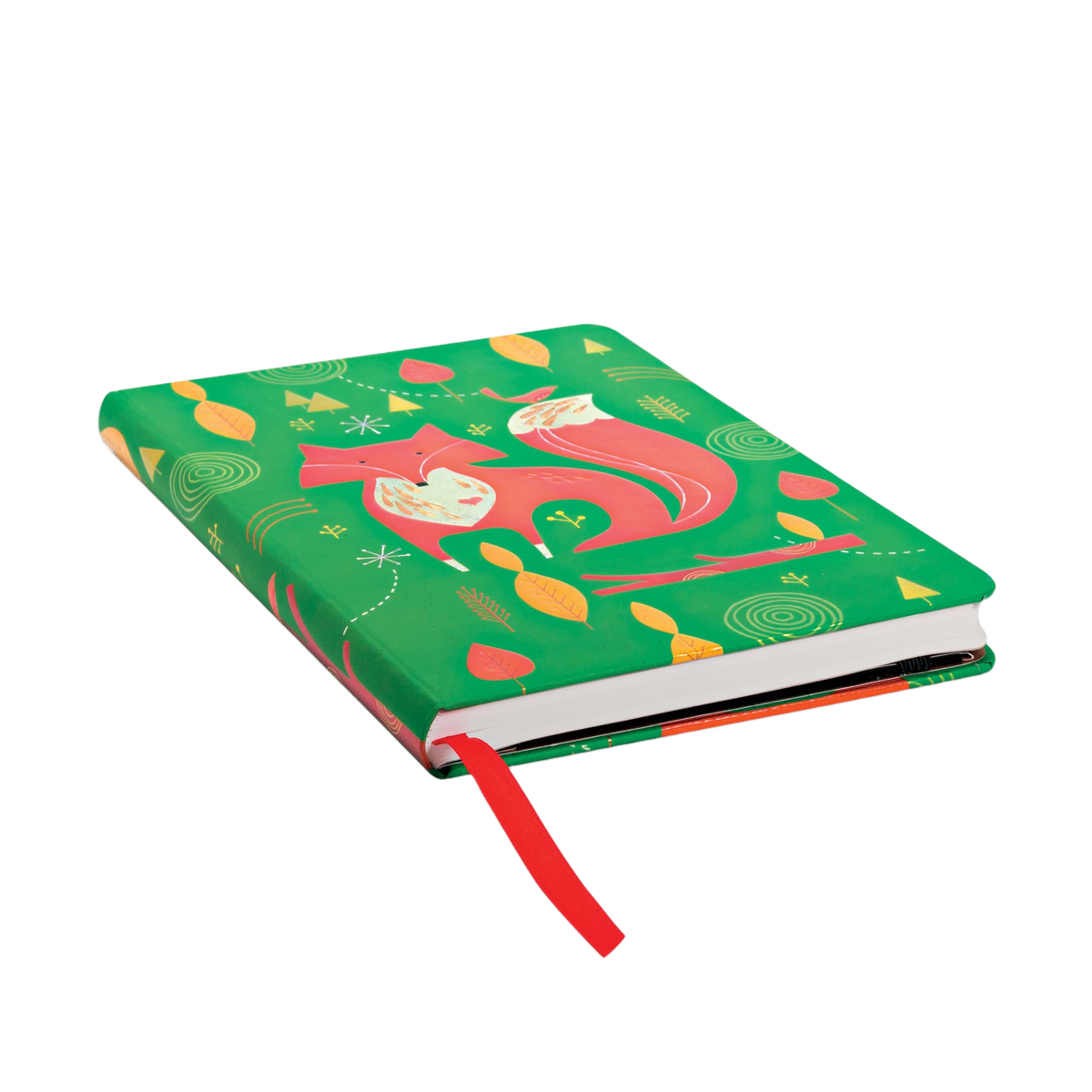 Paperblanks Mister Fox Midi Hardback Journal – Lined, 176 Pages – page edge