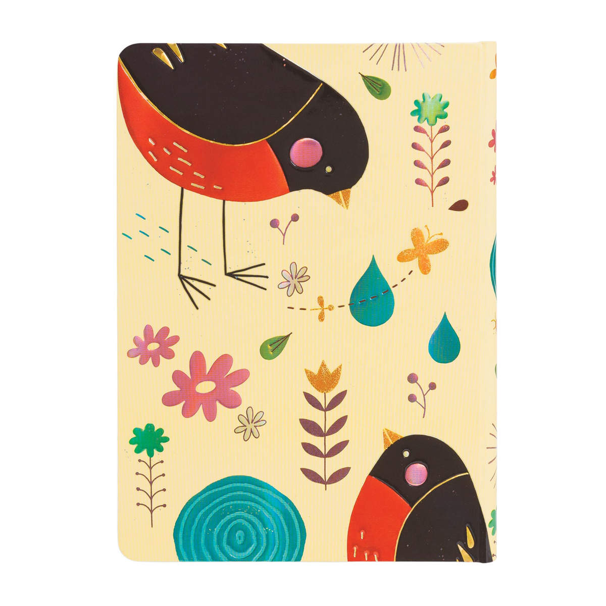 Paperblanks Mother Robin Midi Hardback Journal – Lined, 176 Pages – back cover
