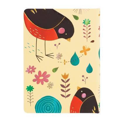 Paperblanks Mother Robin Midi Hardback Journal – Lined, 176 Pages – back cover