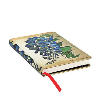 Paperblanks Blooming Wisteria Mini Hardback Journal – Plain, 176 Pages – page edge