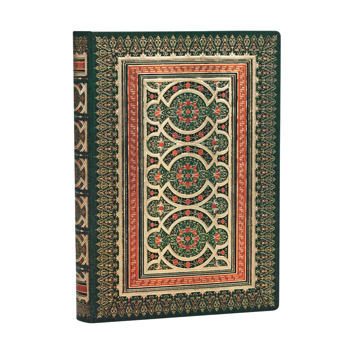 Paperblanks Daphnis Midi Hardback Journal – Plain, 240 Pages – angled view