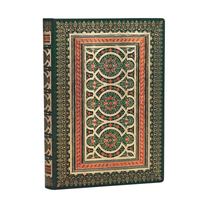 Paperblanks Daphnis Midi Hardback Journal – Plain, 240 Pages – angled view