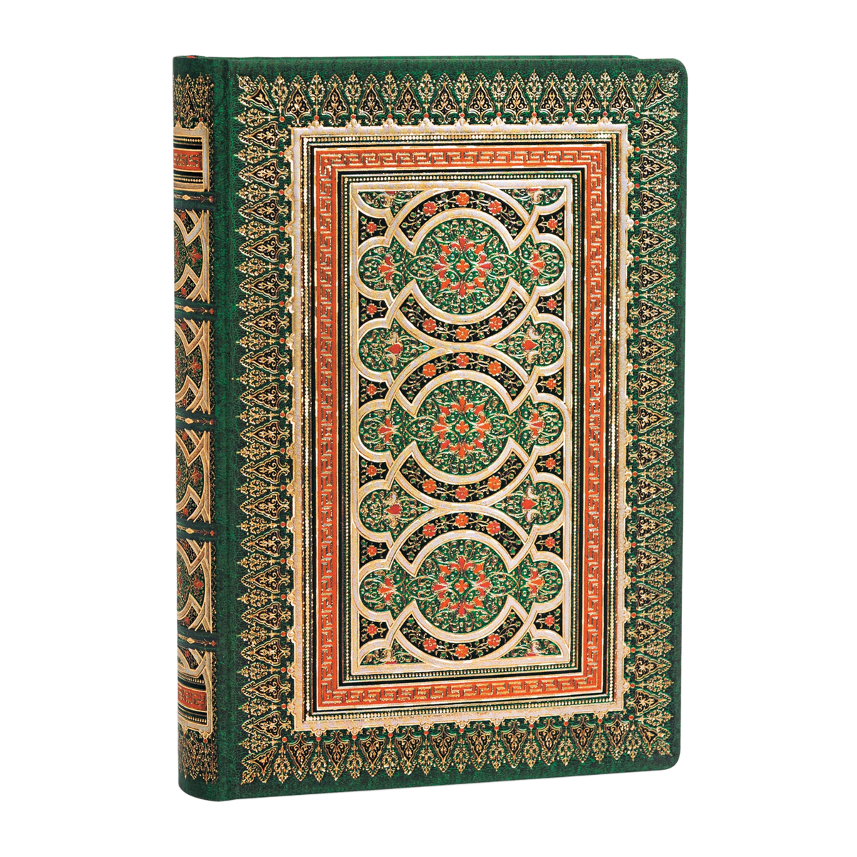 Paperblanks Daphnis Mini Hardback Journal – Plain, 240 Pages – angled view