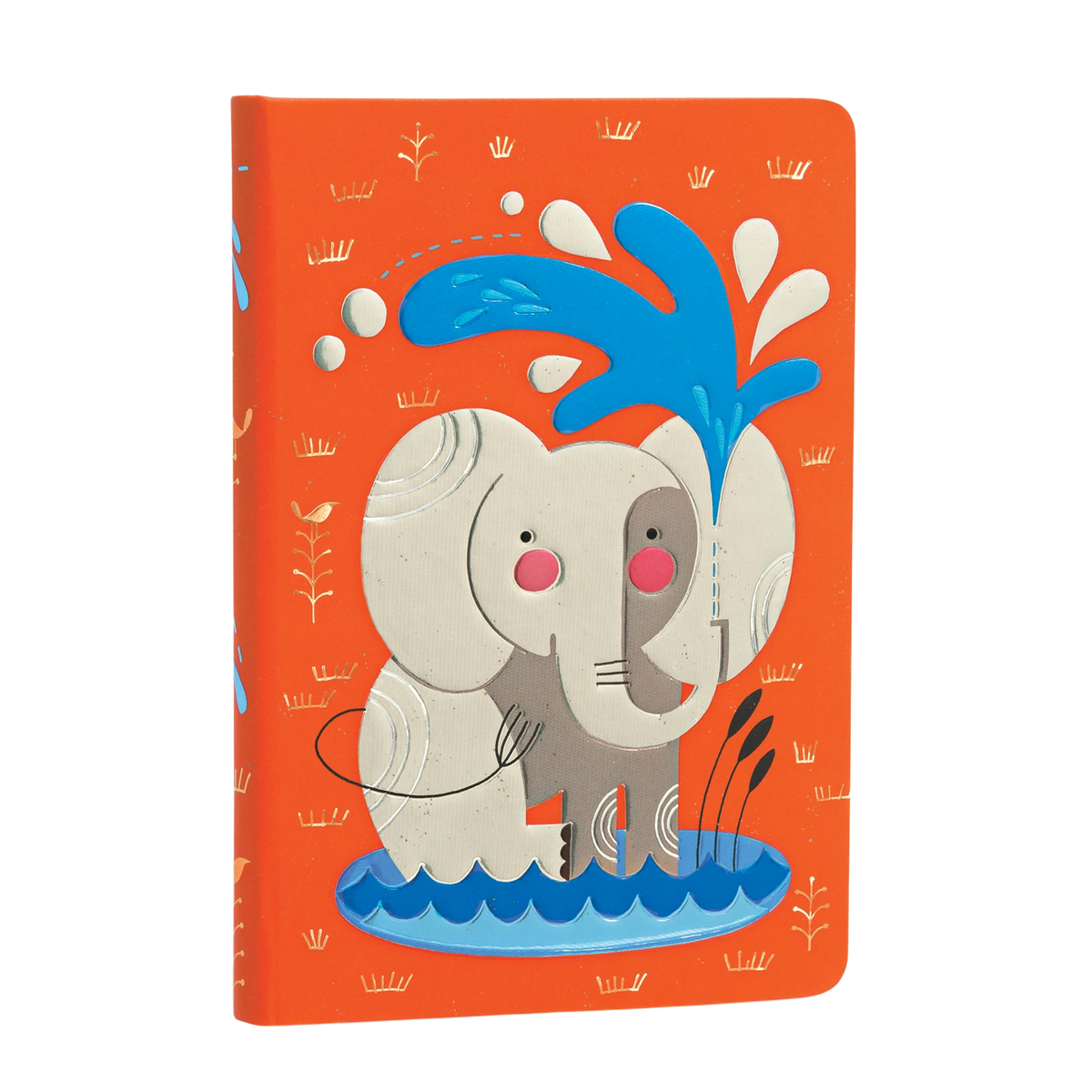 Paperblanks Baby Elephant Mini Hardback Journal – Plain, 176 Pages – angled view