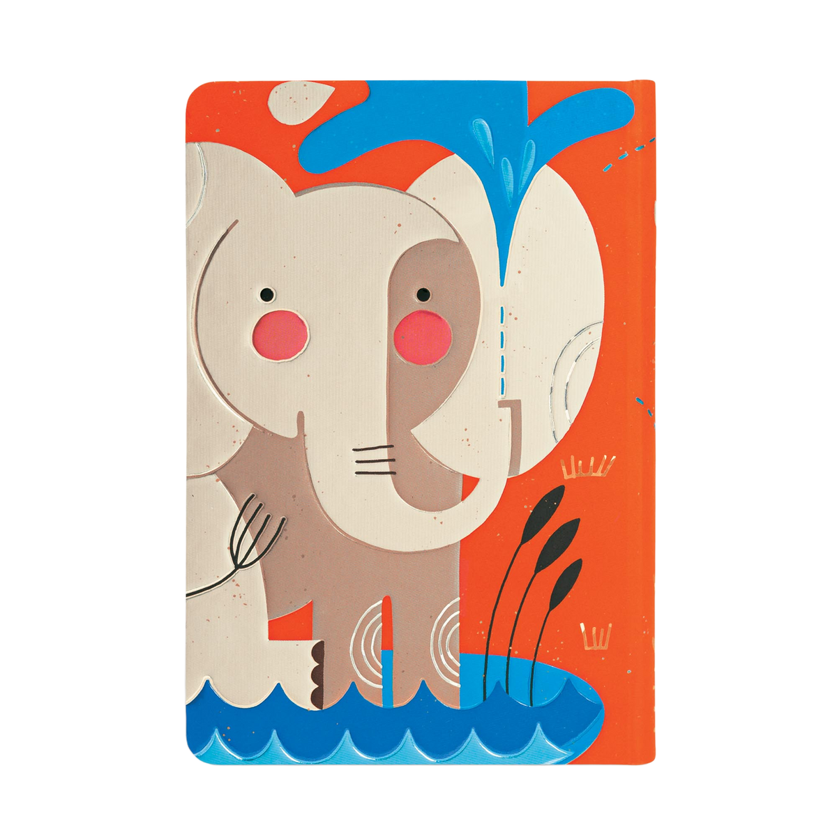 Paperblanks Baby Elephant Mini Hardback Journal – Plain, 176 Pages – back cover
