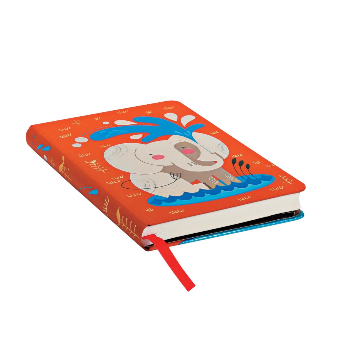Paperblanks Baby Elephant Mini Hardback Journal – Plain, 176 Pages – page edge