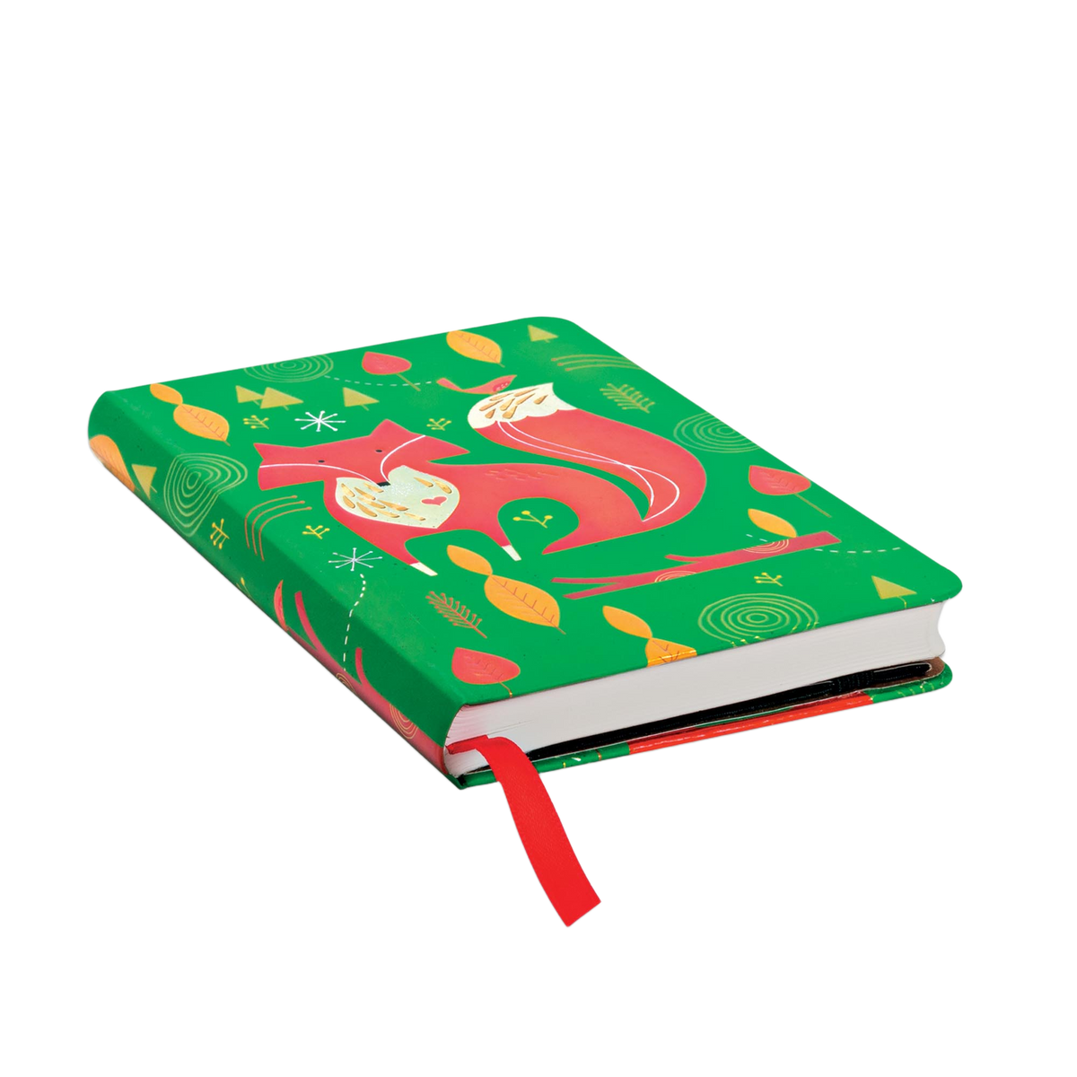 Paperblanks Mister Fox Mini Hardback Journal – Lined, 176 Pages – page edge