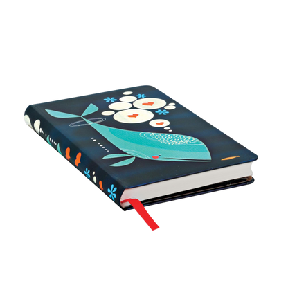 Paperblanks Whale and Friend Mini Hardback Journal – Lined, 176 Pages – page edge