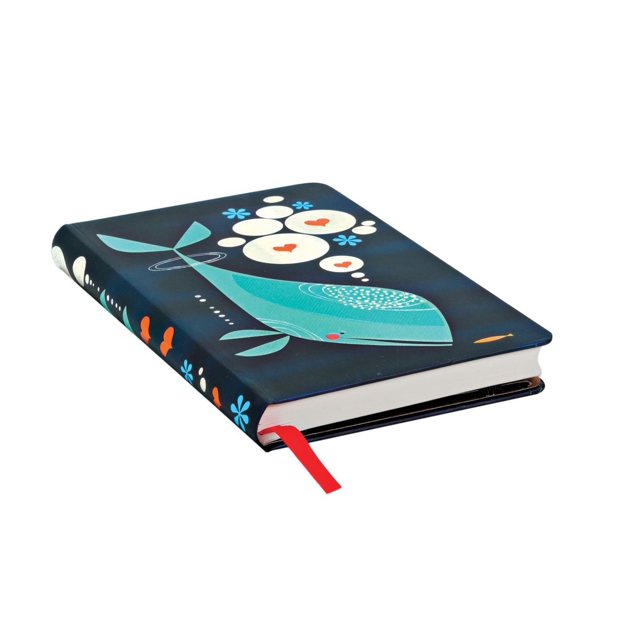 Paperblanks Whale and Friend Mini Hardback Journal – Plain, 176 Pages – page edge