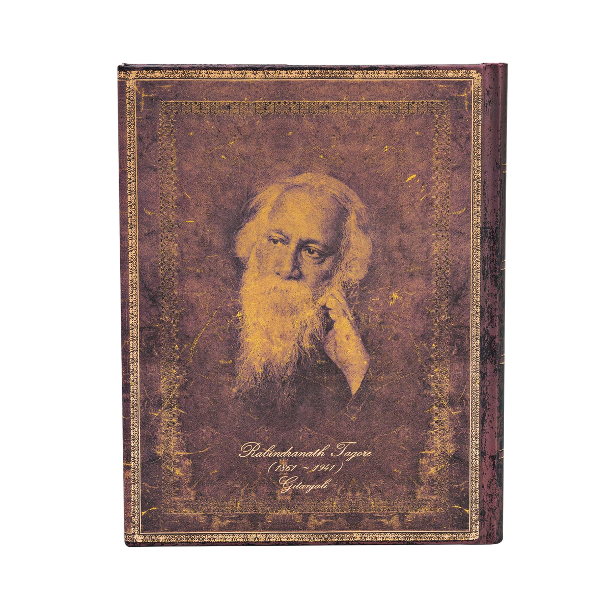 Paperblanks Tagore, Gitanjali Ultra Hardback Journal – Lined, 144 Pages – back cover