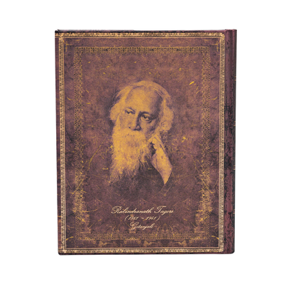 Paperblanks Tagore, Gitanjali Ultra Hardback Journal – Lined, 144 Pages – back cover