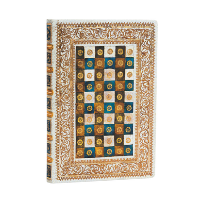 Paperblanks Aureo Mini Hardback Journal – Lined, 176 Pages – angled view