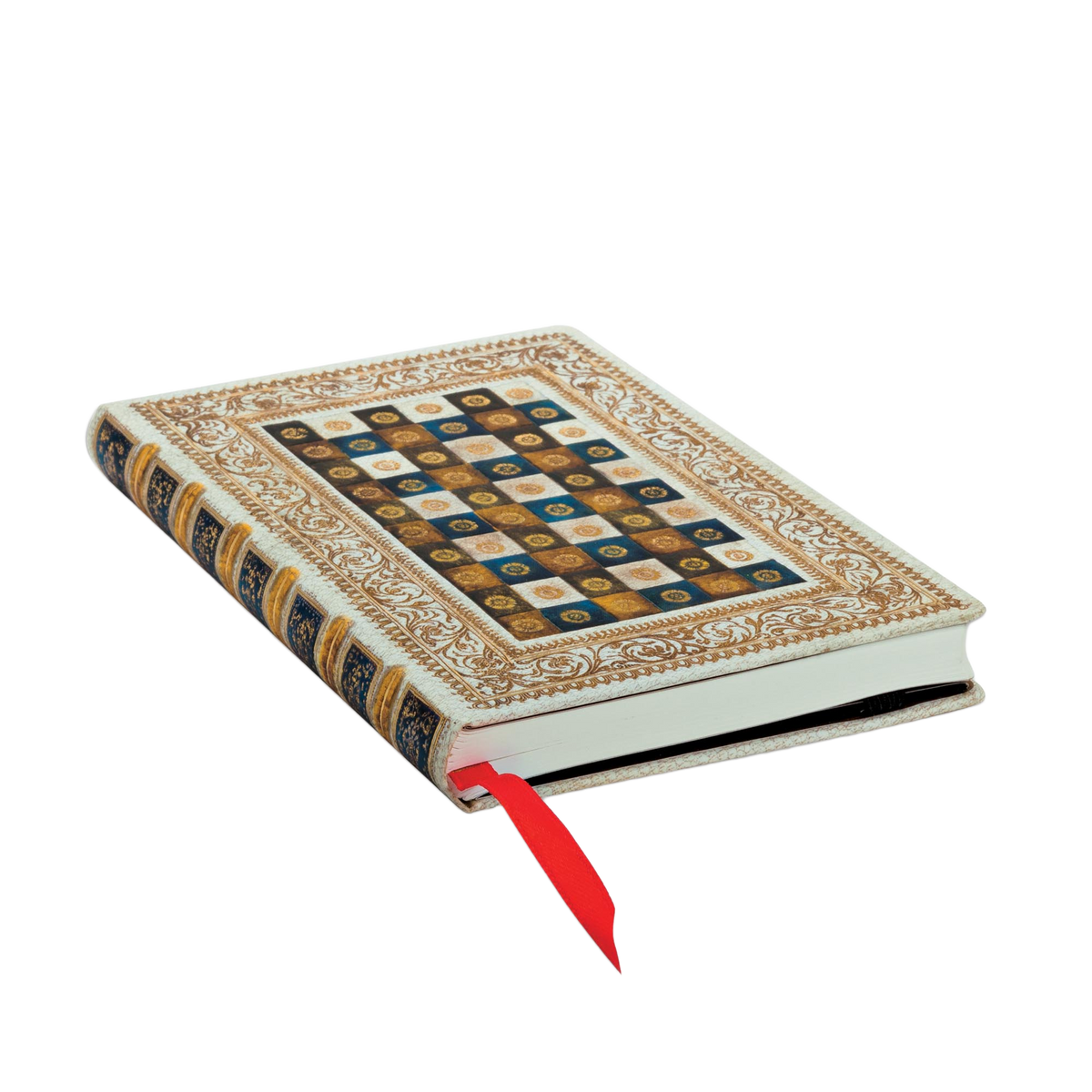 Paperblanks Aureo Mini Hardback Journal – Lined, 176 Pages – page edge