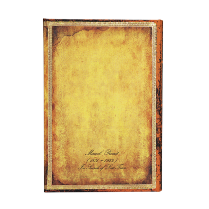 Paperblanks Proust, In Search of Lost Time Mini Hardback Journal – Plain, 176 Pages – back cover