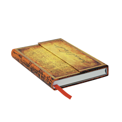 Paperblanks Proust, In Search of Lost Time Mini Hardback Journal – Plain, 176 Pages – page edge