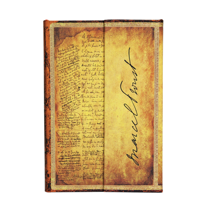 Paperblanks Proust, In Search of Lost Time Mini Hardback Journal – Plain, 176 Pages – front cover
