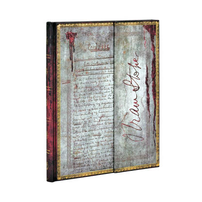 Paperblanks Bram Stoker, Dracula Ultra Hardback Journal – Plain, 144 Pages – angled view