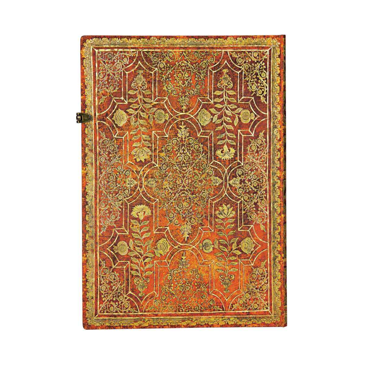 Paperblanks Persimmon Grande Hardback Journal – Plain, 128 Pages – back cover